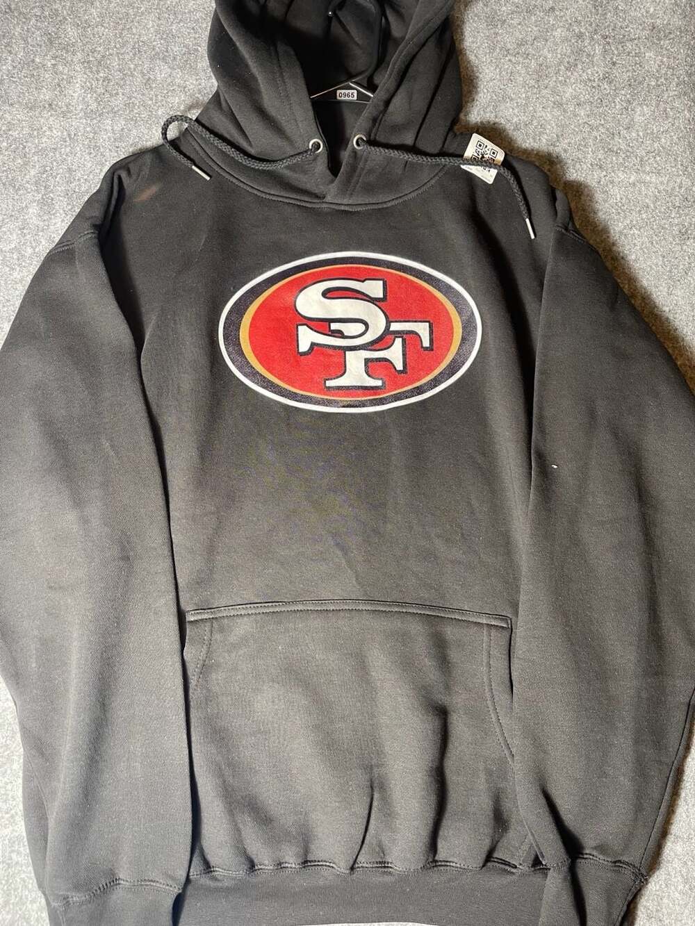 Fanatics San Francisco 49ers Black Pullover Hoodie XL